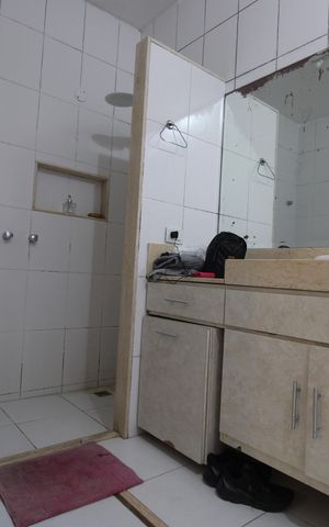 Casa à venda com 140m², 3 quartos e 4 vagasBanheiro da suíte
