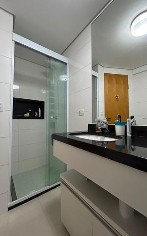 Apartamento à venda com 55m², 2 quartos e 1 vaga Apartamento à venda com 55m², 2 quartos e 1 vagaBanheiro 1