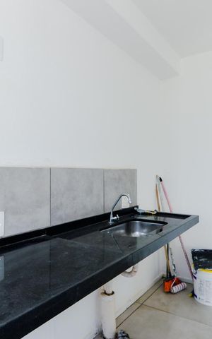 Apartamento para alugar com 45m², 1 quarto e sem vagaCozinha e Área de Serviço