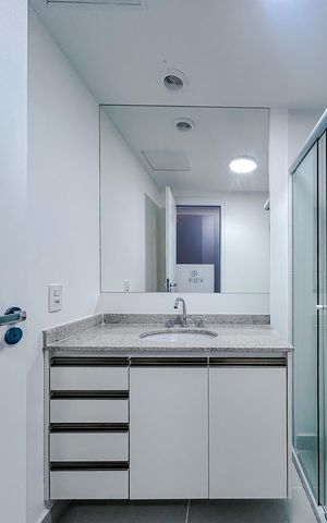 Studio para alugar com 27m², 1 quarto e sem vagaBanheiro