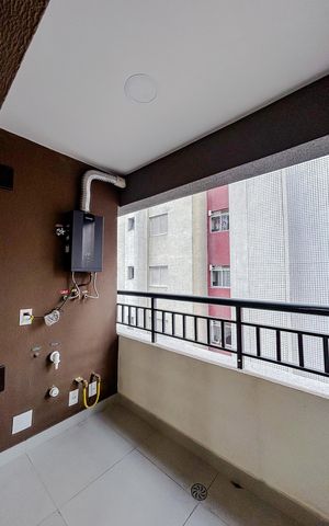 Studio para alugar com 27m², 1 quarto e sem vagaVaranda