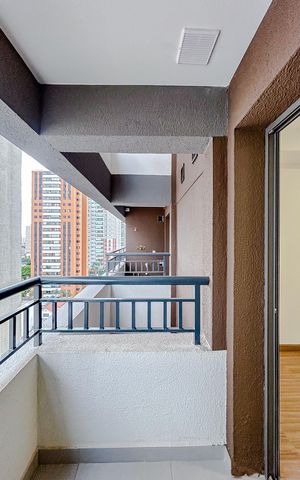 Studio para alugar com 27m², 1 quarto e sem vagaVaranda