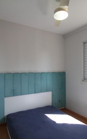 Apartamento à venda com 67m², 3 quartos e 2 vagasQuarto 2