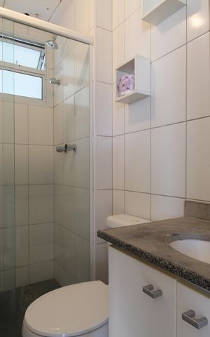 Apartamento à venda com 67m², 3 quartos e 2 vagasBanheiro