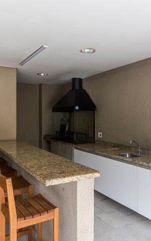 Apartamento para alugar com 77m², 1 quarto e 2 vagasÁrea gourmet