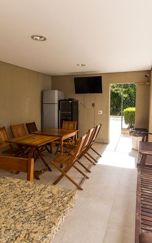 Apartamento para alugar com 77m², 1 quarto e 2 vagasÁrea gourmet
