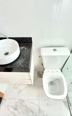 Casa para alugar com 140m², 3 quartos e 2 vagasBanheiro Social