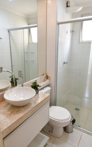 Apartamento à venda com 60m², 2 quartos e 2 vagasBanheiro