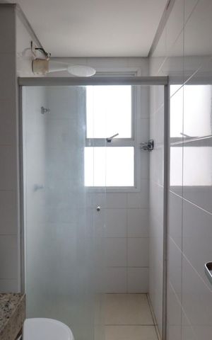 Apartamento para alugar com 45m², 1 quarto e 1 vaga Apartamento para alugar com 45m², 1 quarto e 1 vagaBanheiro da Suíte