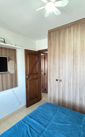 Apartamento à venda com 60m², 2 quartos e 2 vagasQuarto 2