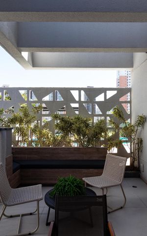 Studio para alugar com 32m², 1 quarto e sem vaga Studio para alugar com 32m², 1 quarto e sem vagaChurrasqueira