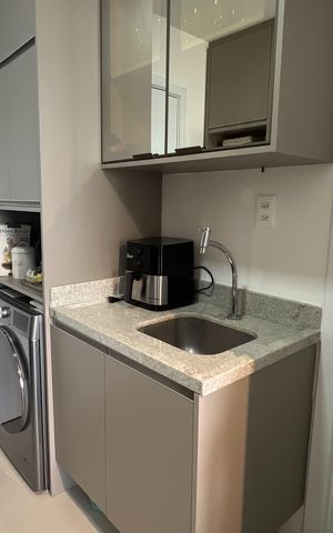 Studio para alugar com 39m², 1 quarto e 1 vaga Studio para alugar com 39m², 1 quarto e 1 vagaCozinha