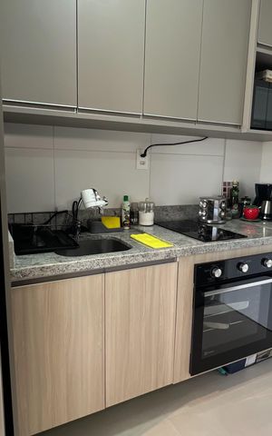 Studio para alugar com 39m², 1 quarto e 1 vaga Studio para alugar com 39m², 1 quarto e 1 vagaCozinha