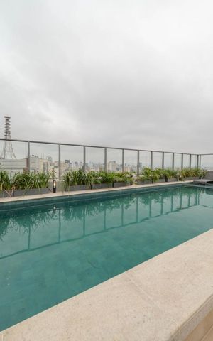 Apartamento à venda com 31m², 1 quarto e sem vagaPiscina