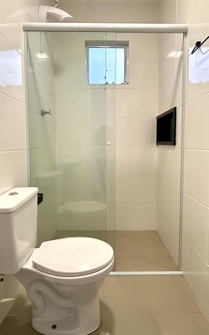 Casa para alugar com 70m², 2 quartos e 1 vaga Casa para alugar com 70m², 2 quartos e 1 vagaBanheiro