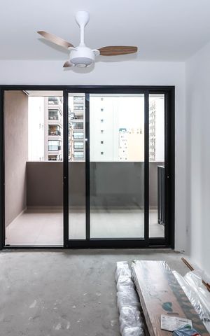 Studio à venda com 31m², 1 quarto e sem vagaQuarto e Cozinha
