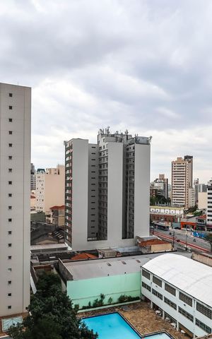 Studio à venda com 31m², 1 quarto e sem vagaVaranda