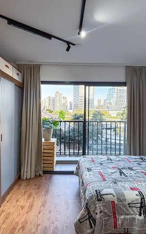 Studio para alugar com 26m², 1 quarto e sem vaga