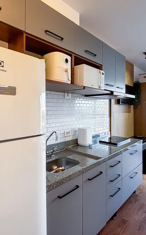 Studio para alugar com 26m², 1 quarto e sem vaga