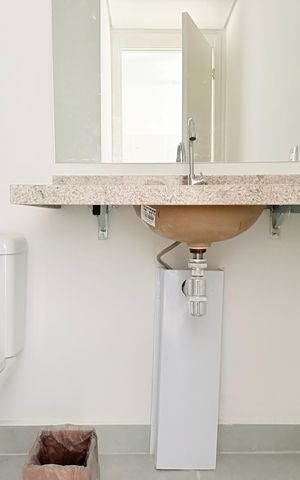 Studio para alugar com 25m², 1 quarto e sem vaga Studio para alugar com 25m², 1 quarto e sem vagaBanheiro