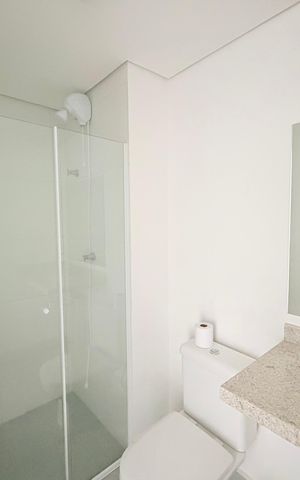 Studio para alugar com 25m², 1 quarto e sem vaga Studio para alugar com 25m², 1 quarto e sem vagaBanheiro