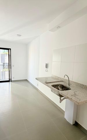 Studio para alugar com 25m², 1 quarto e sem vaga Studio para alugar com 25m², 1 quarto e sem vagaCozinha