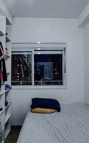 Apartamento para alugar com 32m², 1 quarto e 1 vagaQuarto