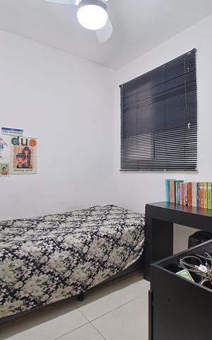 Apartamento à venda com 46m², 2 quartos e sem vaga Quarto 1