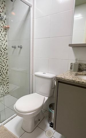 Apartamento à venda com 60m², 2 quartos e 1 vaga Apartamento à venda com 60m², 2 quartos e 1 vagaBanheiro