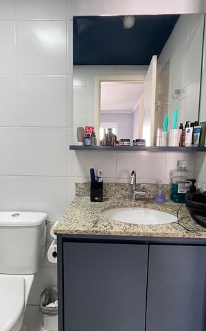 Apartamento à venda com 60m², 2 quartos e 1 vaga Apartamento à venda com 60m², 2 quartos e 1 vagaBanheiro do Quarto 1