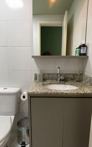 Apartamento à venda com 60m², 2 quartos e 1 vaga Apartamento à venda com 60m², 2 quartos e 1 vagaBanheiro