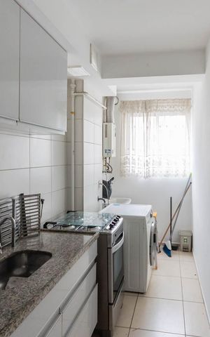 Apartamento para alugar com 61m², 2 quartos e 1 vagaCozinha e Área de Serviço