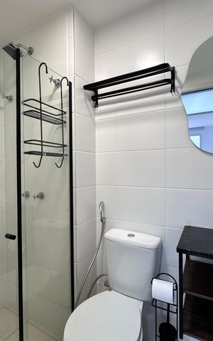 Apartamento para alugar com 44m², 2 quartos e 1 vaga Apartamento para alugar com 44m², 2 quartos e 1 vagaBanheiro Social