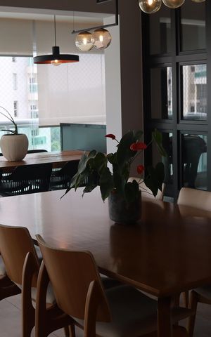 Apartamento para alugar com 200m², 4 quartos e 3 vagas Apartamento para alugar com 200m², 4 quartos e 3 vagasSala de Jantar