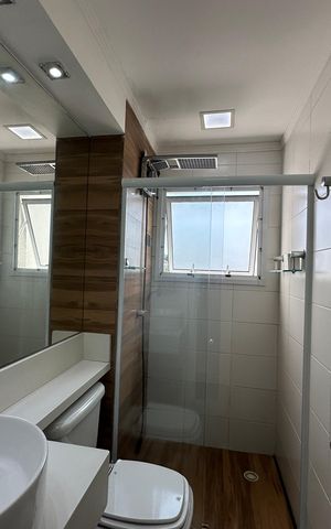 Apartamento à venda com 57m², 1 quarto e 1 vaga Apartamento à venda com 57m², 1 quarto e 1 vagaBanheiro