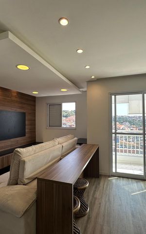 Apartamento à venda com 57m², 1 quarto e 1 vaga Apartamento à venda com 57m², 1 quarto e 1 vagaSala