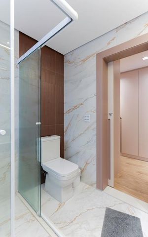 Casa para alugar com 310m², 3 quartos e 4 vagas Casa para alugar com 310m², 3 quartos e 4 vagasBanheiro da suíte 1