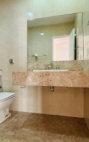 Apartamento para alugar com 120m², 3 quartos e 1 vaga Apartamento para alugar com 120m², 3 quartos e 1 vagaBanheiro social