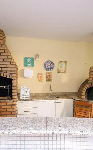 Apartamento para alugar com 78m², 3 quartos e 2 vagasÁrea comum - Churrasqueira