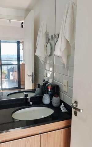 Apartamento à venda com 33m², 1 quarto e 1 vaga Apartamento à venda com 33m², 1 quarto e 1 vagaBanheiro