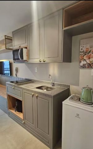 Apartamento à venda com 27m², 1 quarto e sem vaga Apartamento à venda com 27m², 1 quarto e sem vagaCozinha