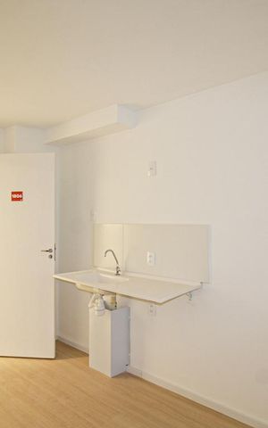 Apartamento à venda com 25m², 1 quarto e sem vaga Apartamento à venda com 25m², 1 quarto e sem vagaSala/Cozinha
