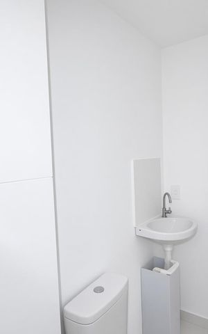 Apartamento à venda com 25m², 1 quarto e sem vaga Apartamento à venda com 25m², 1 quarto e sem vagaBanheiro