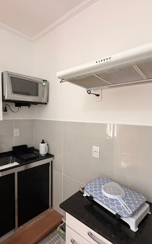 Studio para alugar com 30m², 1 quarto e sem vagaCozinha