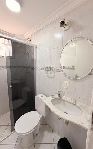 Apartamento à venda com 62m², 3 quartos e 2 vagasBanheiro Social