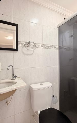 Apartamento à venda com 62m², 3 quartos e 2 vagasBanheiro da Suíte