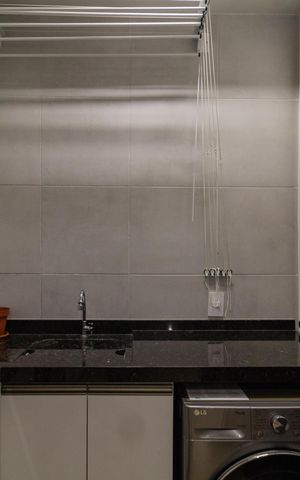 Apartamento à venda com 36m², 1 quarto e sem vaga Apartamento à venda com 36m², 1 quarto e sem vagaCozinha e Área de Serviço