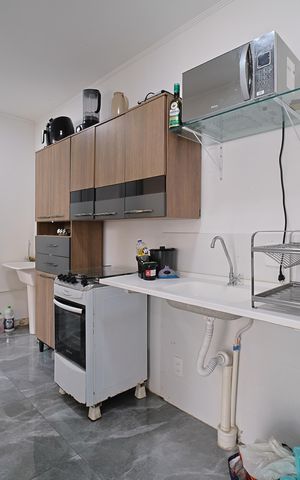 Apartamento para alugar com 39m², 2 quartos e sem vagaCozinha e Área de Serviço