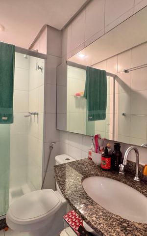 Apartamento à venda com 67m², 2 quartos e 1 vaga Apartamento à venda com 67m², 2 quartos e 1 vagaSuíte - Banheiro