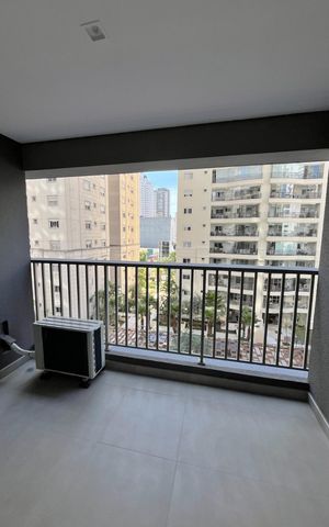 Apartamento para alugar com 26m², 1 quarto e sem vagaVaranda